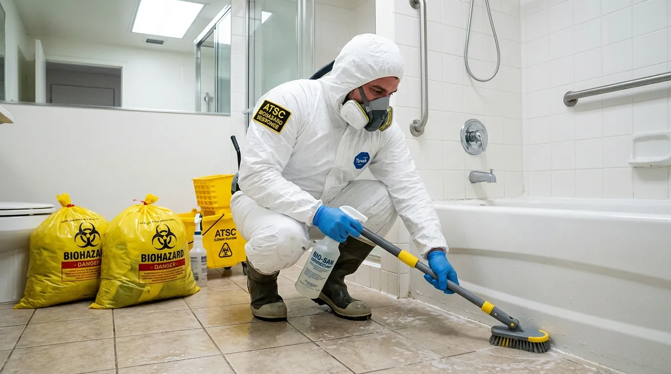 Decontamination equipment deployed for Blood Cleanup in Golden